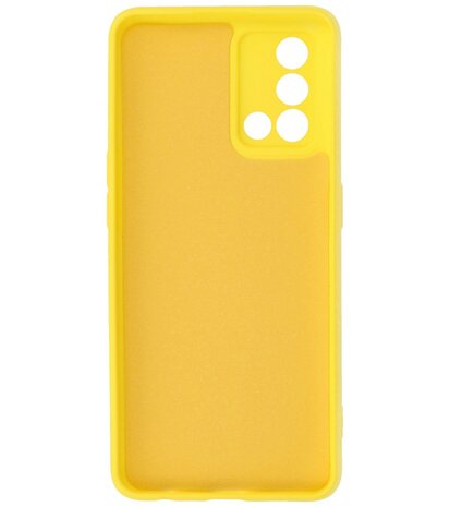 2.0mm Dikke Fashion Telefoonhoesje - Siliconen Hoesje voor Oppo A74 4G - A95 4G - Geel