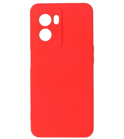 2.0mm Dikke Fashion Telefoonhoesje - Siliconen Hoesje voor Oppo A77 5G - Rood