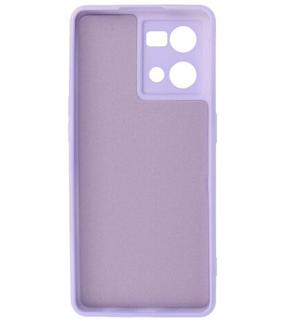 2.0mm Dikke Fashion Telefoonhoesje - Siliconen Hoesje voor Oppo Reno 8 4G - Paars