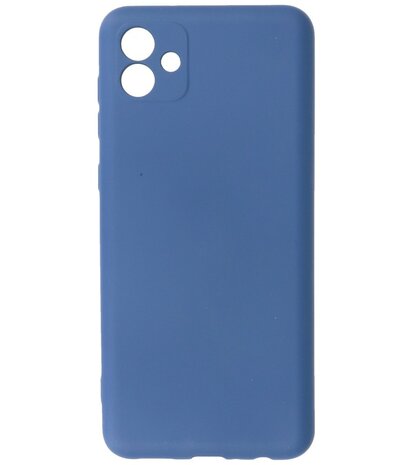 2.0mm Dikke Fashion Telefoonhoesje - Siliconen Hoesje voor Samsung Galaxy A04 - Navy