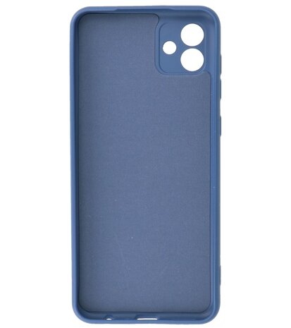 2.0mm Dikke Fashion Telefoonhoesje - Siliconen Hoesje voor Samsung Galaxy A04 - Navy