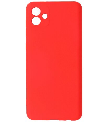 2.0mm Dikke Fashion Telefoonhoesje - Siliconen Hoesje voor Samsung Galaxy A04 - Rood