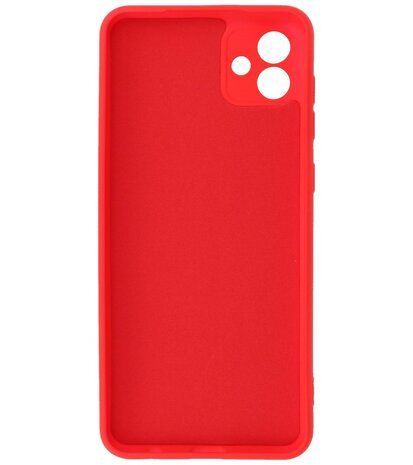 2.0mm Dikke Fashion Telefoonhoesje - Siliconen Hoesje voor Samsung Galaxy A04 - Rood