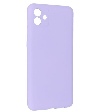 2.0mm Dikke Fashion Telefoonhoesje - Siliconen Hoesje voor Samsung Galaxy A04 - Paars