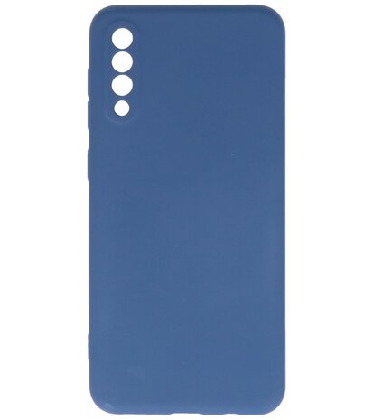 2.0mm Dikke Fashion Telefoonhoesje - Siliconen Hoesje voor Samsung Galaxy A50 - Navy