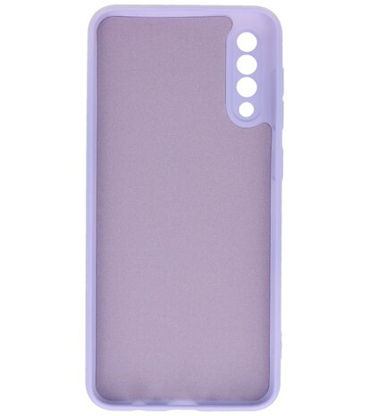 2.0mm Dikke Fashion Telefoonhoesje - Siliconen Hoesje voor Samsung Galaxy A50 - Paars