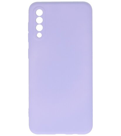 2.0mm Dikke Fashion Telefoonhoesje - Siliconen Hoesje voor Samsung Galaxy A50 - Paars