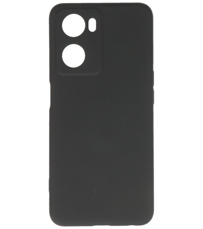 2.0mm Dikke Fashion Telefoonhoesje - Siliconen Hoesje voor Oppo A57s - Zwart