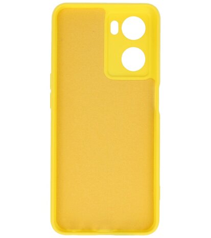 2.0mm Dikke Fashion Telefoonhoesje - Siliconen Hoesje voor Oppo A57s - Geel