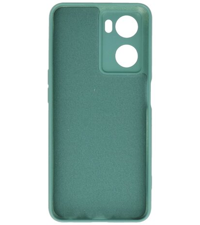 2.0mm Dikke Fashion Telefoonhoesje - Siliconen Hoesje voor Oppo A57s - Donker Groen