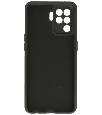 2.0mm Dikke Fashion Telefoonhoesje - Siliconen Hoesje voor Oppo A94 4G - Zwart
