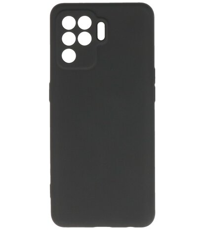 2.0mm Dikke Fashion Telefoonhoesje - Siliconen Hoesje voor Oppo A94 4G - Zwart