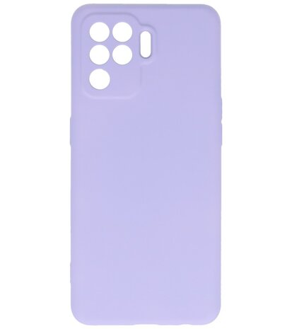 2.0mm Dikke Fashion Telefoonhoesje - Siliconen Hoesje voor Oppo A94 4G - Paars
