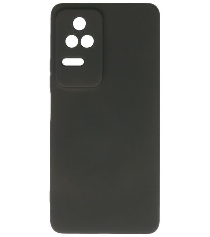 2.0mm Dikke Fashion Telefoonhoesje - Siliconen Hoesje voor Xiaomi Poco F4 - Zwart