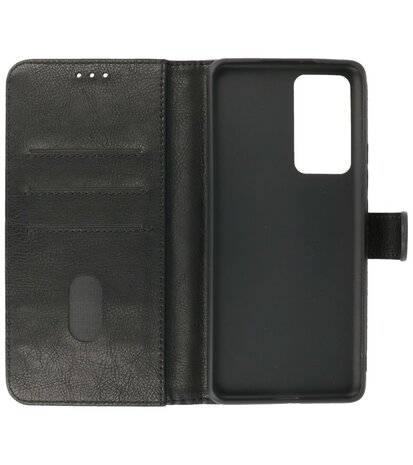 Xiaomi Poco F4 Hoesje Book Case Portemonnee Telefoonhoesje - Zwart