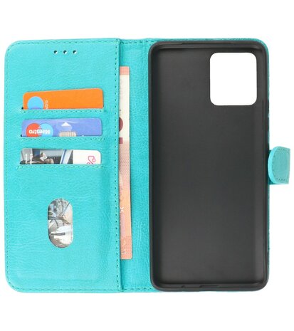 Motorola Moto G72 Hoesje Book Case Portemonnee Telefoonhoesje - Groen