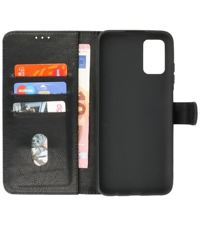 Motorola Moto E22 Hoesje Book Case Portemonnee Telefoonhoesje - Zwart