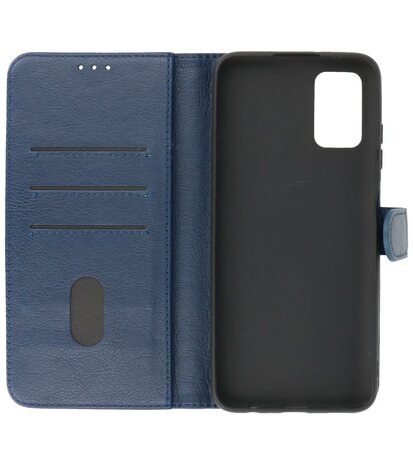 Motorola Moto E22 Hoesje Book Case Portemonnee Telefoonhoesje - Navy