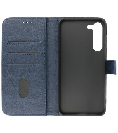 Samsung Galaxy S23 Plus Hoesje Book Case Portemonnee Telefoonhoesje - Navy