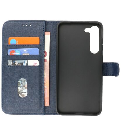 Samsung Galaxy S23 Plus Hoesje Book Case Portemonnee Telefoonhoesje - Navy