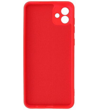 2.0mm Dikke Fashion Telefoonhoesje Siliconen Hoesje voor de Samsung Galaxy A04e - Rood