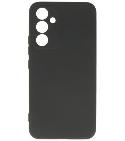 2.0mm Dikke Fashion Telefoonhoesje Siliconen Hoesje voor de Samsung Galaxy A34 5G - Zwart