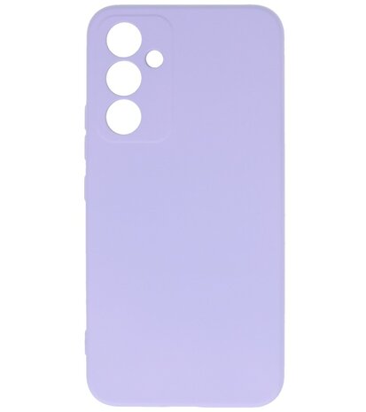 2.0mm Dikke Fashion Telefoonhoesje Siliconen Hoesje voor de Samsung Galaxy A34 5G - Paars