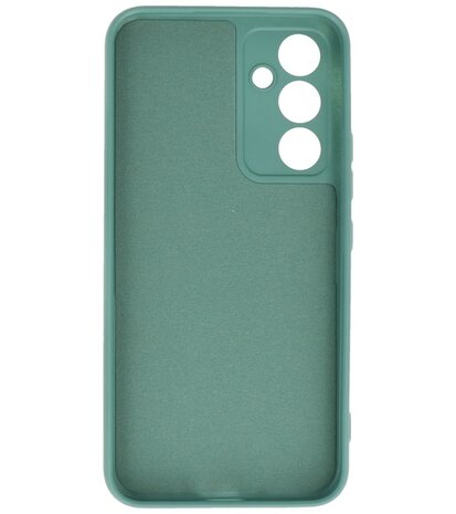 2.0mm Dikke Fashion Telefoonhoesje Siliconen Hoesje voor de Samsung Galaxy A54 5G - Donker Groen