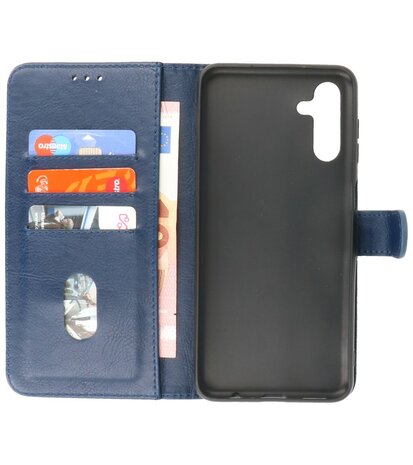 Samsung Galaxy A24 4G Hoesje Book Case Portemonnee Telefoonhoesje - Navy