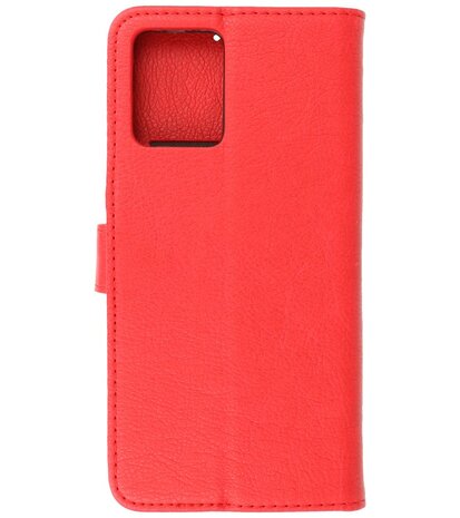 Motorola Moto G53 - G23 - G13 Hoesje Book Case Portemonnee Telefoonhoesje - Rood