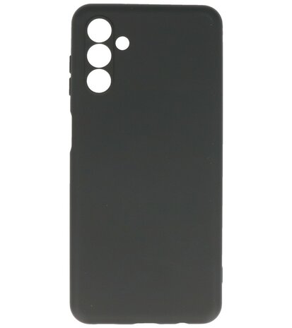 Samsung Galaxy A24 4G Hoesje - 2.0mm Dikke Fashion Telefoonhoesje Backcover - Siliconen Hoesje - Zwart