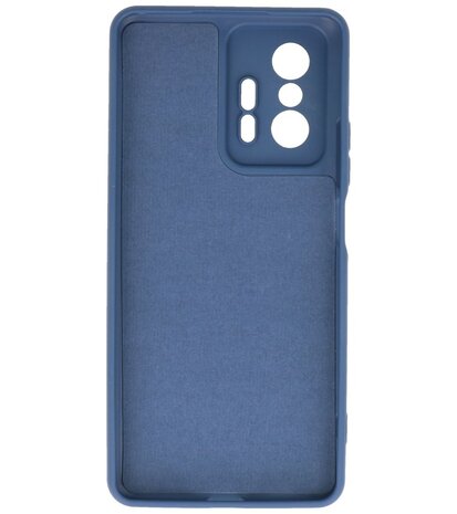 Xiaomi 11T Hoesje - 2.0mm Dikke Fashion Telefoonhoesje Backcover - Siliconen Hoesje - Navy