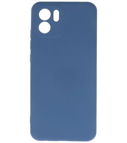 Xiaomi Redmi A1 Hoesje - 2.0mm Dikke Fashion Telefoonhoesje Backcover - Siliconen Hoesje - Navy