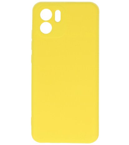 Xiaomi Redmi A1 Hoesje - 2.0mm Dikke Fashion Telefoonhoesje Backcover - Siliconen Hoesje - Geel