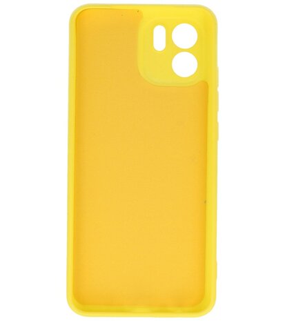 Xiaomi Redmi A1 Hoesje - 2.0mm Dikke Fashion Telefoonhoesje Backcover - Siliconen Hoesje - Geel