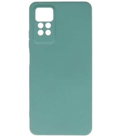 Xiaomi Redmi Note 11 Pro 5G Hoesje - 2.0mm Dikke Fashion Telefoonhoesje Backcover - Siliconen Hoesje - Donker Groen