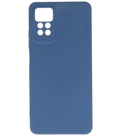 Xiaomi Redmi Note 11 Pro 5G Hoesje - 2.0mm Dikke Fashion Telefoonhoesje Backcover - Siliconen Hoesje - Navy