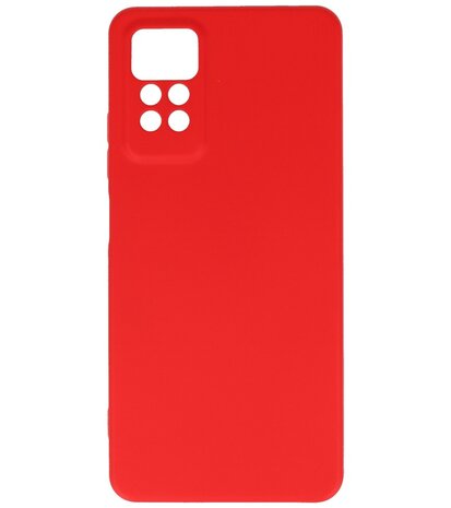 Xiaomi Redmi Note 11 Pro 5G Hoesje - 2.0mm Dikke Fashion Telefoonhoesje Backcover - Siliconen Hoesje - Rood
