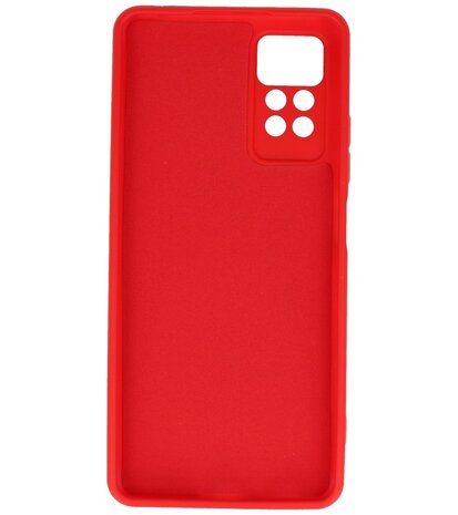 Xiaomi Redmi Note 11 Pro 5G Hoesje - 2.0mm Dikke Fashion Telefoonhoesje Backcover - Siliconen Hoesje - Rood