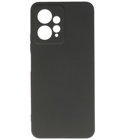 Xiaomi Redmi Note 12 4G Hoesje - 2.0mm Dikke Fashion Telefoonhoesje Backcover - Siliconen Hoesje - Zwart