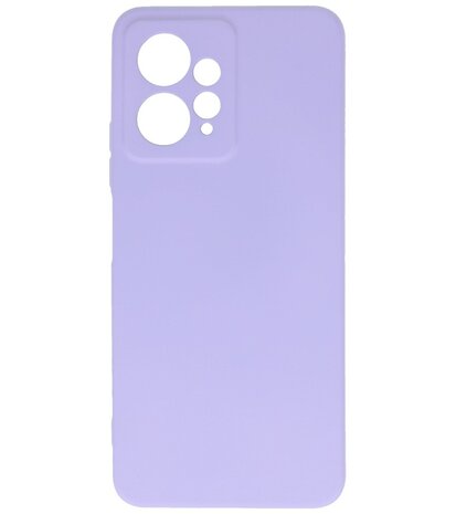 Xiaomi Redmi Note 12 4G Hoesje - 2.0mm Dikke Fashion Telefoonhoesje Backcover - Siliconen Hoesje - Paars