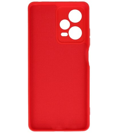 Xiaomi Redmi Note 12 Pro 5G Hoesje - 2.0mm Dikke Fashion Telefoonhoesje Backcover - Siliconen Hoesje - Rood