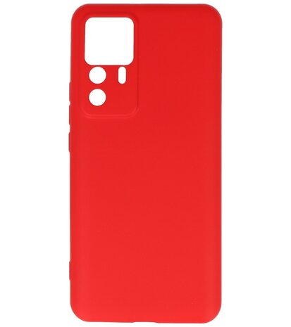 Xiaomi 12T Pro Hoesje - 2.0mm Dikke Fashion Telefoonhoesje Backcover - Siliconen Hoesje - Rood