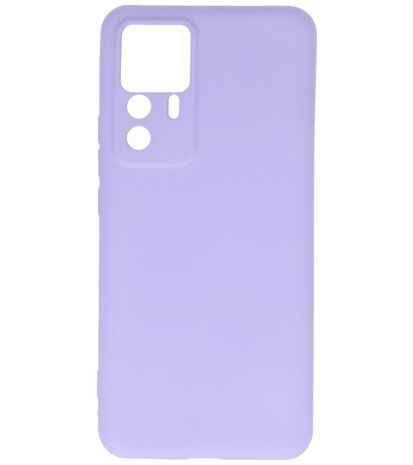 Xiaomi 12T Pro Hoesje - 2.0mm Dikke Fashion Telefoonhoesje Backcover - Siliconen Hoesje - Paars
