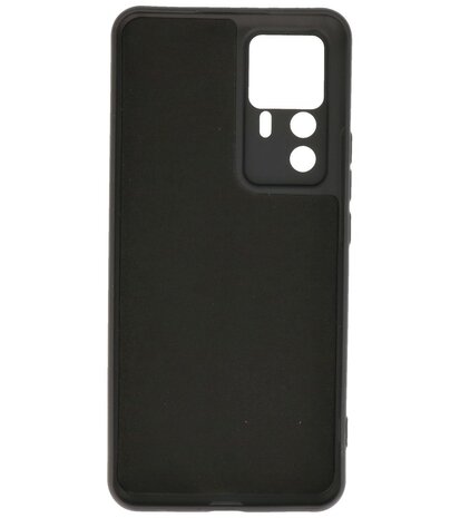 Xiaomi 12T Hoesje - 2.0mm Dikke Fashion Telefoonhoesje Backcover - Siliconen Hoesje - Zwart