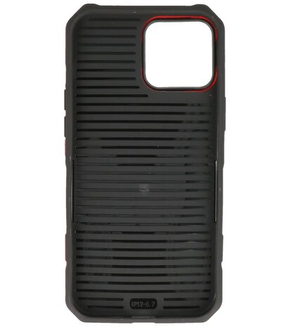 MagSafe Hoesje - Shockproof Back Cover voor de iPhone 12 Pro Max - Rood