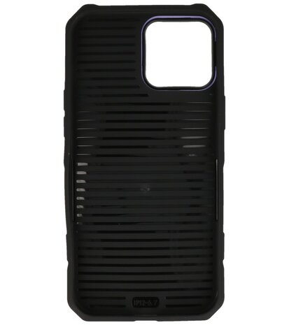 MagSafe Hoesje - Shockproof Back Cover voor de iPhone 12 Pro Max - Paars