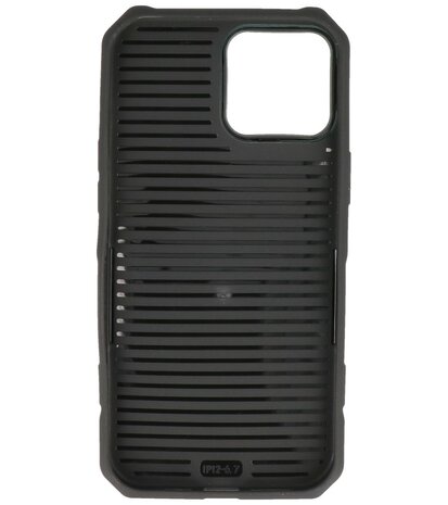 MagSafe Hoesje - Shockproof Back Cover voor de iPhone 12 Pro Max - Donker Groen