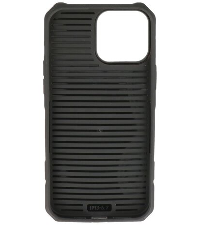 MagSafe Hoesje - Shockproof Back Cover voor de iPhone 13 Pro Max - Bordeaux Rood