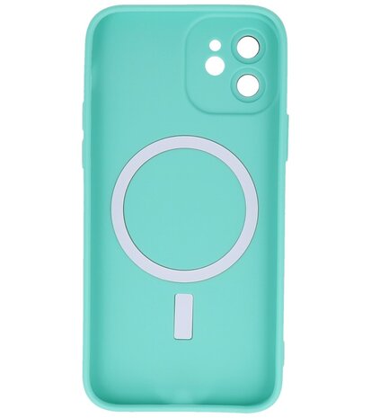 MagSafe Hoesje met Camera Beschermer voor iPhone 11 Turquoise